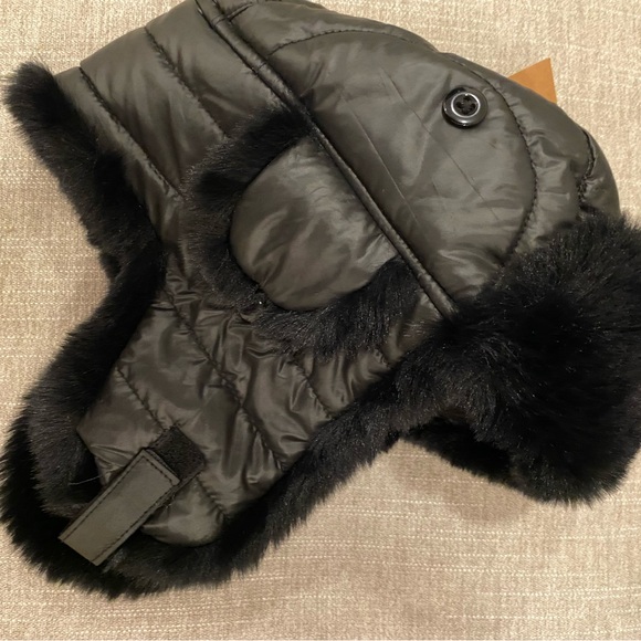 Appaman Black Kids Aviator Hat - Picture 2 of 7